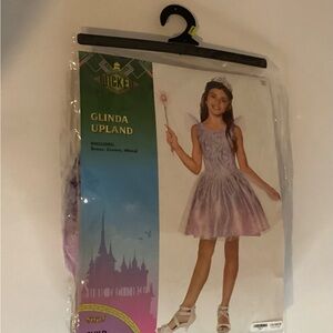 Spirit Halloween Wicked Movie Kids Deluxe Glinda Upland Costume Dress Only M8-10